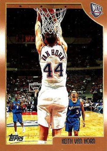 #4 Keith Van Horn - New Jersey Nets - 1998-99 Topps Basketball