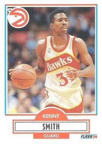 #4 Kenny Smith - Atlanta Hawks - 1990-91 Fleer Basketball