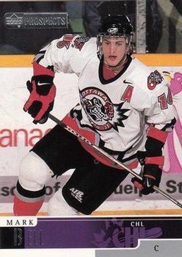 #4 Mark Bell - Ottawa 67's - 1999-00 Upper Deck Prospects Hockey