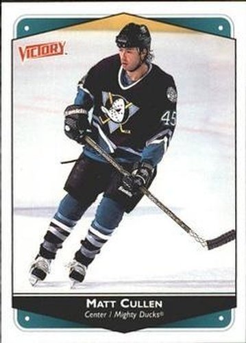 #4 Matt Cullen - Anaheim Mighty Ducks - 1999-00 Upper Deck Victory Hockey