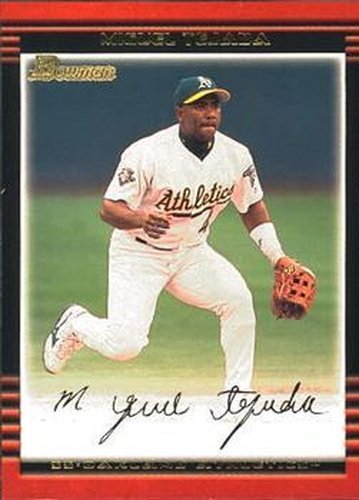 #4 Miguel Tejada - Oakland Athletics - 2002 Bowman Baseball