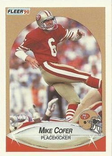 #4 Mike Cofer - San Francisco 49ers - 1990 Fleer Football
