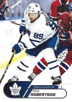 #4 Nick Robertson - Toronto Maple Leafs - 2020-21 Upper Deck NHL Star Rookies Box Set Hockey