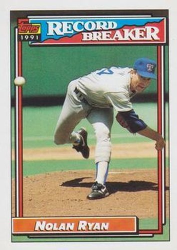 #4 Nolan Ryan - Texas Rangers - 1992 Topps Baseball
