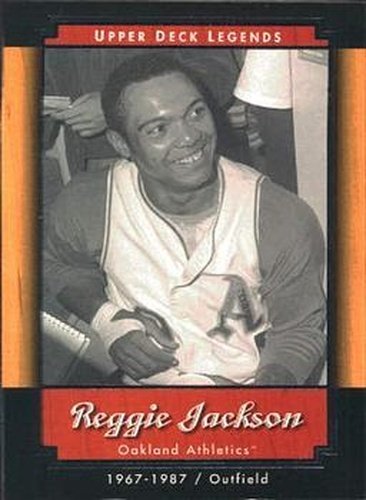 #4 Reggie Jackson - Oakland Athletics - 2001 Upper Deck Legends Baseball
