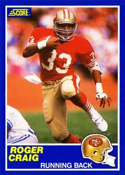 #4 Roger Craig - San Francisco 49ers - 1989 Score Football