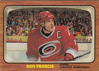 #4 Ron Francis - Carolina Hurricanes - 2002-03 Topps Heritage Hockey