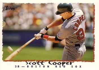 #4 Scott Cooper - Boston Red Sox - 1995 Topps Baseball