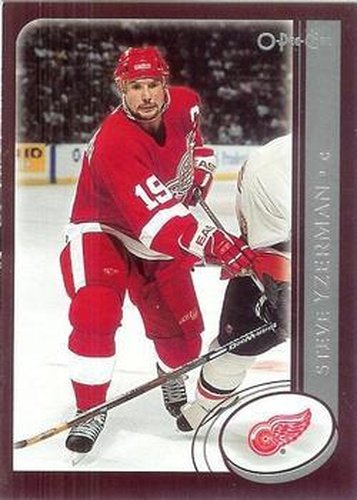 #4 Steve Yzerman - Detroit Red Wings - 2002-03 O-Pee-Chee Hockey