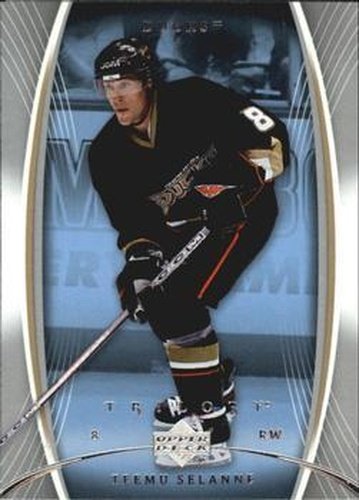 #4 Teemu Selanne - Anaheim Ducks - 2007-08 Upper Deck Trilogy Hockey