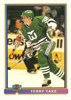 #4 Terry Yake - Hartford Whalers - 1991-92 Bowman Hockey