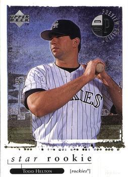 #4 Todd Helton - Colorado Rockies - 1998 Upper Deck - Rookie Edition Preview Baseball