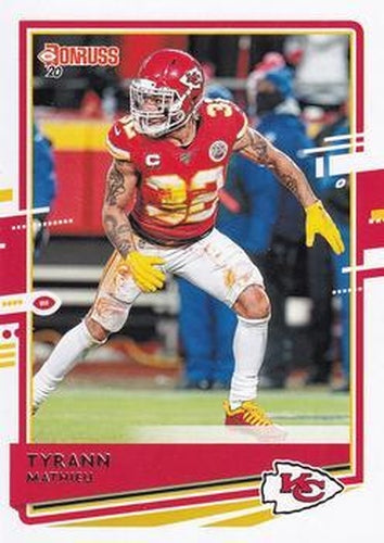 #4 Tyrann Mathieu - Kansas City Chiefs - 2020 Donruss Football