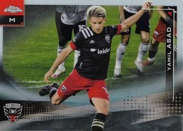 #4 Yamil Asad - D.C. United - 2021 Topps Chrome MLS Soccer
