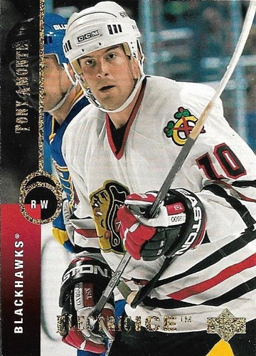 #4 Tony Amonte - Chicago Blackhawks - 1994-95 Upper Deck Hockey - Electric Ice