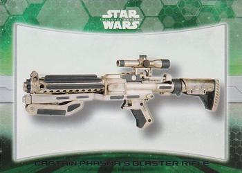 #4 Captain Phasma's Blaster Rifle - 2015 Topps Star Wars The Force Awakens - Weapons