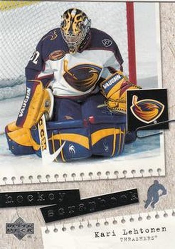 #HS4 Kari Lehtonen - Atlanta Thrashers - 2005-06 Upper Deck - Hockey Scrapbook