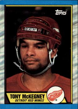 #4 Tony McKegney - Detroit Red Wings - 1989-90 Topps Hockey