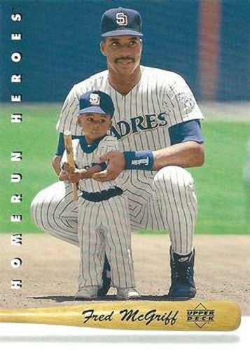 #HR4 Fred McGriff - San Diego Padres - 1993 Upper Deck Baseball - Home Run Heroes