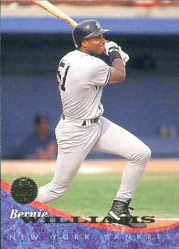 #4 Bernie Williams - New York Yankees - 1994 Leaf Baseball