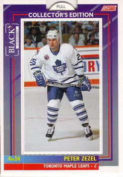 #4 Peter Zezel - Toronto Maple Leafs - 1993-94 Black's Score Toronto Maple Leafs Hockey