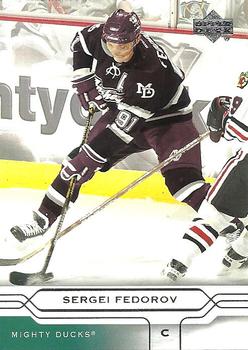#4 Sergei Fedorov - Anaheim Mighty Ducks - 2004-05 Upper Deck Hockey