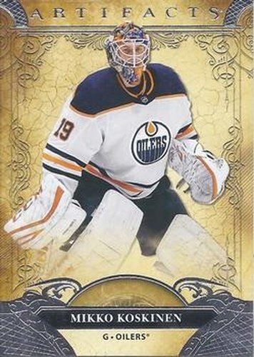 #4 Mikko Koskinen - Edmonton Oilers - 2020-21 Upper Deck Artifacts Hockey