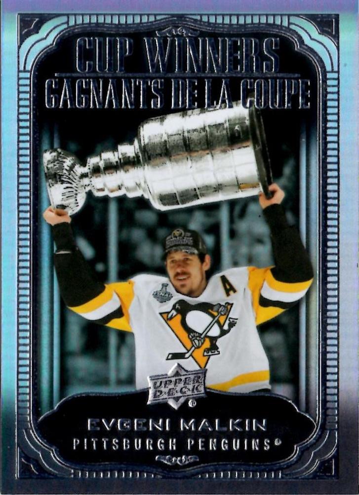 #CW-4 Evgeni Malkin - Pittsburgh Penguins - 2020-21 Upper Deck Tim Hortons Hockey - Cup Winners