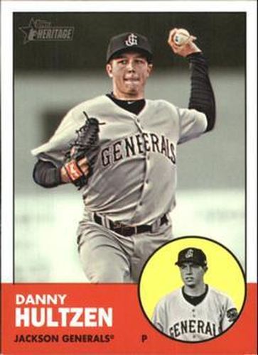 #4b Danny Hultzen - Jackson Generals - 2012 Topps Heritage Minor League Baseball