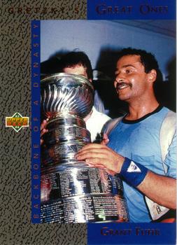 #GG10 Grant Fuhr - Edmonton Oilers - 1993-94 Upper Deck Hockey - Gretzky's Great Ones