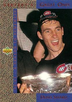 #GG1 Denis Savard - Montreal Canadiens - 1993-94 Upper Deck Hockey - Gretzky's Great Ones