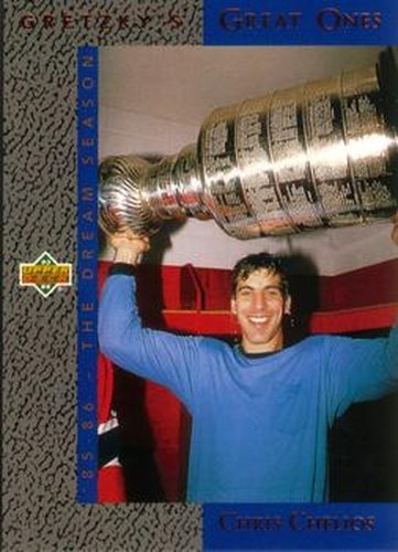 #GG2 Chris Chelios - Chicago Blackhawks - 1993-94 Upper Deck Hockey - Gretzky's Great Ones