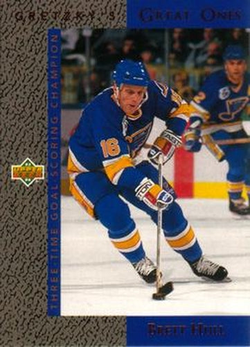 #GG3 Brett Hull - St. Louis Blues - 1993-94 Upper Deck Hockey - Gretzky's Great Ones