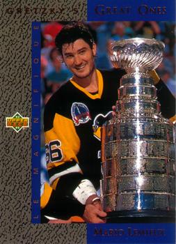 #GG4 Mario Lemieux - Pittsburgh Penguins - 1993-94 Upper Deck Hockey - Gretzky's Great Ones