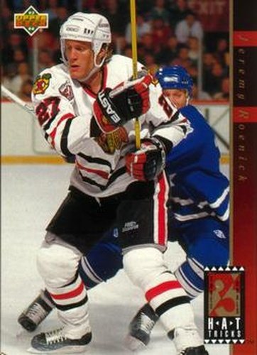 #HT18 Jeremy Roenick - Chicago Blackhawks - 1993-94 Upper Deck Hockey - Hat Tricks