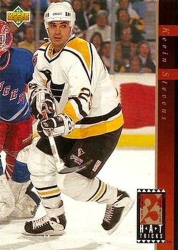 #HT19 Kevin Stevens - Pittsburgh Penguins - 1993-94 Upper Deck Hockey - Hat Tricks