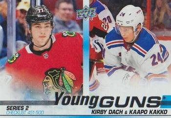 #500 Kirby Dach / Kaapo Kakko - Chicago Blackhawks / New York Rangers - 2019-20 Upper Deck Hockey