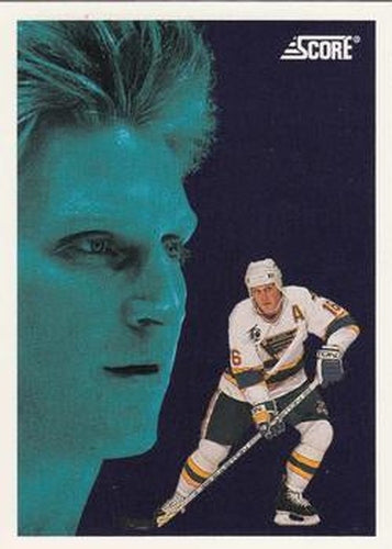 #500 Brett Hull - St. Louis Blues - 1992-93 Score USA Hockey