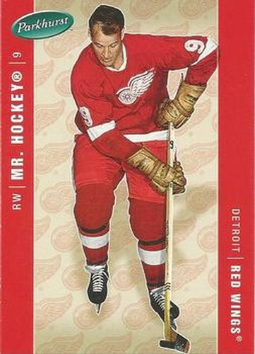 #500 Gordie Howe - Detroit Red Wings - 2005-06 Parkhurst Hockey