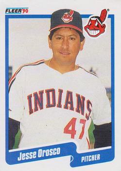 #500 Jesse Orosco - Cleveland Indians - 1990 Fleer USA Baseball