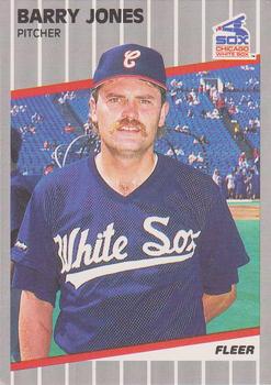 #500 Barry Jones - Chicago White Sox - 1989 Fleer Baseball