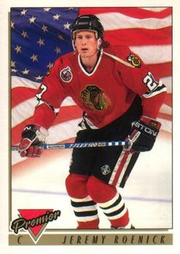 #500 Jeremy Roenick - Chicago Blackhawks - 1993-94 O-Pee-Chee Premier Hockey