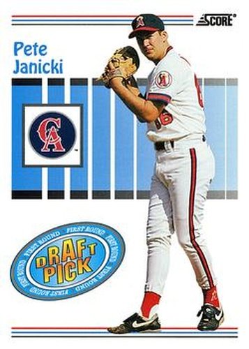 #500 Pete Janicki - California Angels - 1993 Score Baseball