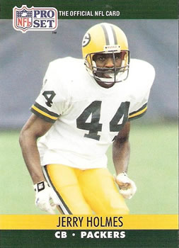 #500 Jerry Holmes - Green Bay Packers - 1990 Pro Set Football