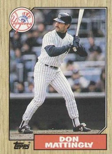 #500 Don Mattingly - New York Yankees - 1987 Topps Baseball