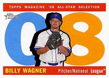 #500 Billy Wagner - New York Mets - 2009 Topps Heritage Baseball