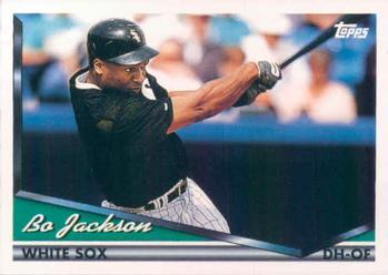 #500 Bo Jackson - Chicago White Sox - 1994 Topps Baseball