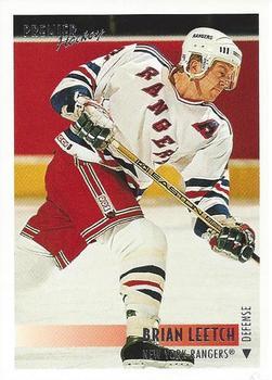 #500 Brian Leetch - New York Rangers - 1994-95 Topps Premier Hockey