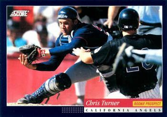 #500 Chris Turner - California Angels -1994 Score Baseball