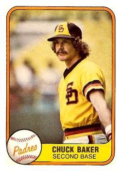 #500 Chuck Baker - San Diego Padres - 1981 Fleer Baseball